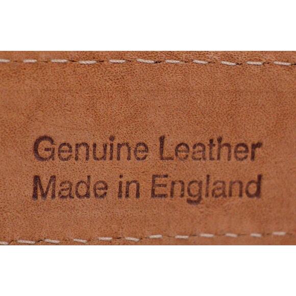 J. CREW BROWN REAL LEATHER SUEDE 1 1/8"Wd DRESS CASUAL WOMEN'S BELT Sz L/XL (85T - Picture 8 of 14